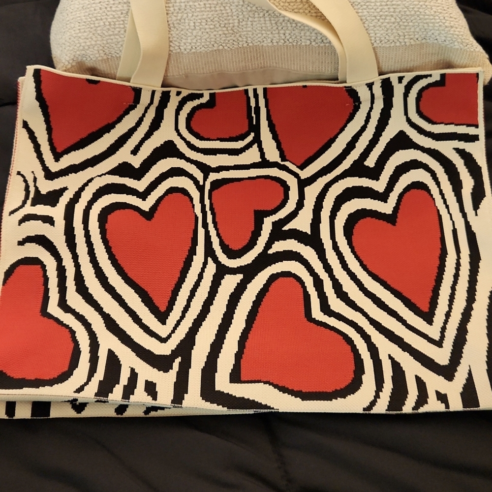 Gloss & Glo Heart Tote Bag